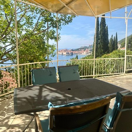 Perfect Sea View Terrace Apartment Zlatni Potok Дубровник Екстериор снимка