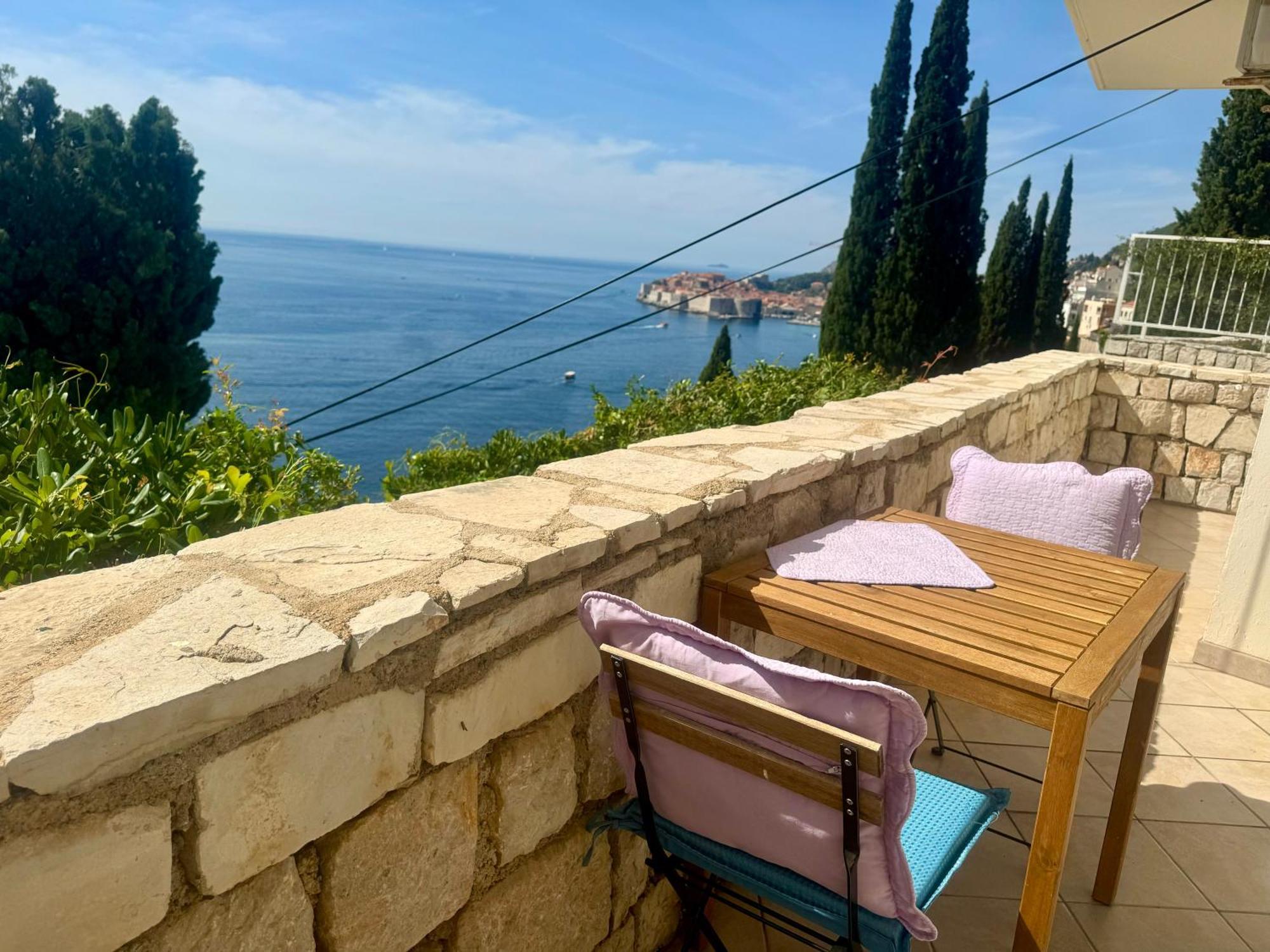 Perfect Sea View Terrace Apartment Zlatni Potok Дубровник Екстериор снимка