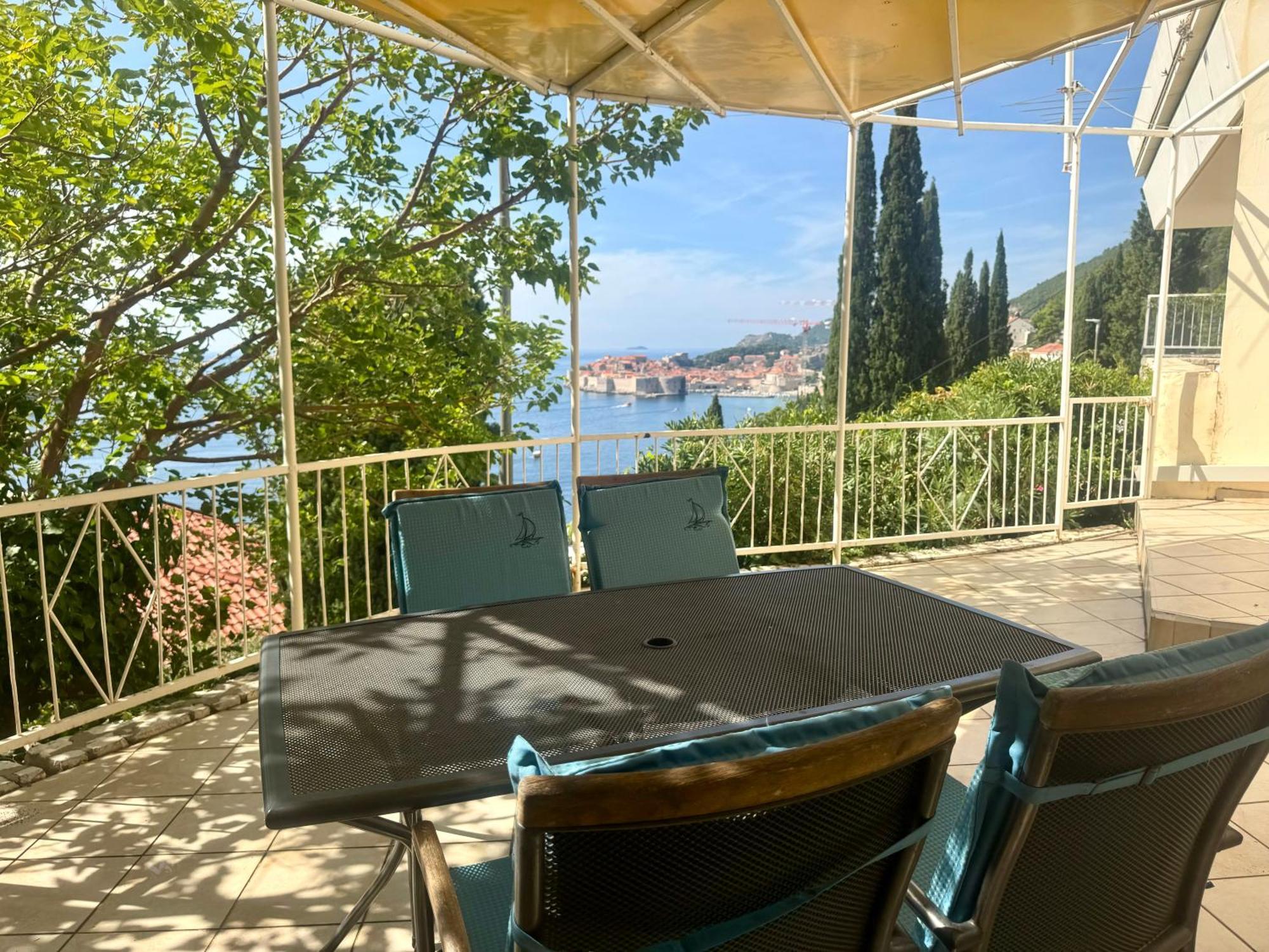 Perfect Sea View Terrace Apartment Zlatni Potok Дубровник Екстериор снимка