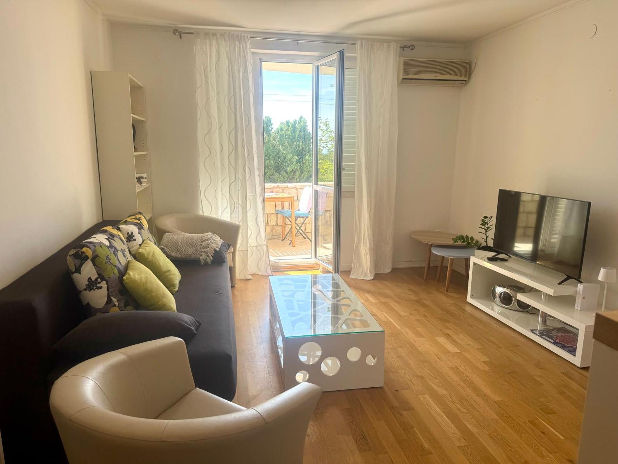 Perfect Sea View Terrace Apartment Zlatni Potok Дубровник Екстериор снимка